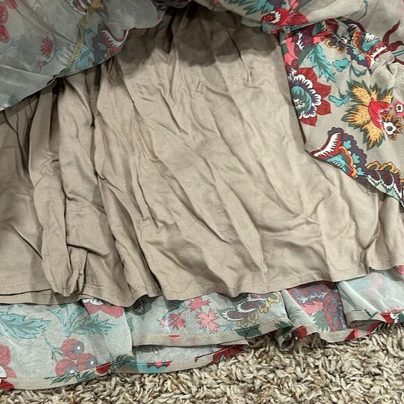 NWT Anthropologie Let Me Be Chiffon Mini Skirt Size M - Picture 8 of 11